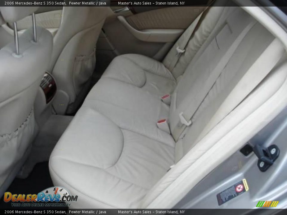 2006 Mercedes-Benz S 350 Sedan Pewter Metallic / Java Photo #14