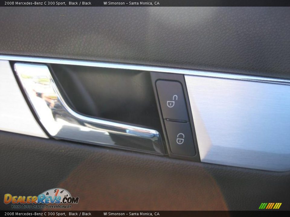2008 Mercedes-Benz C 300 Sport Black / Black Photo #8
