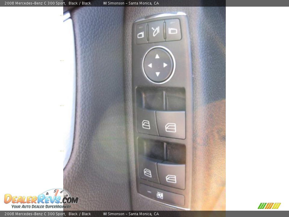 2008 Mercedes-Benz C 300 Sport Black / Black Photo #9