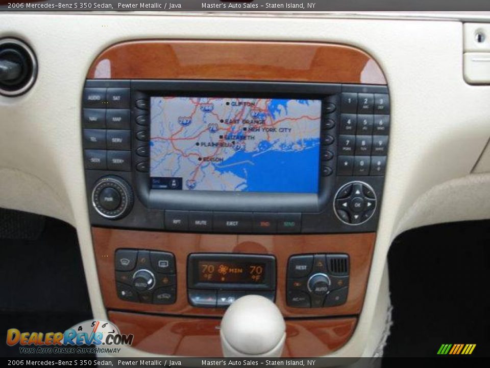 2006 Mercedes-Benz S 350 Sedan Pewter Metallic / Java Photo #16