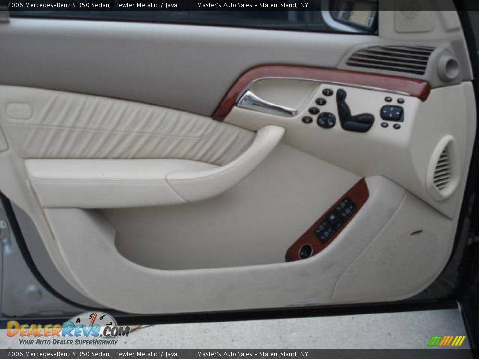 2006 Mercedes-Benz S 350 Sedan Pewter Metallic / Java Photo #17