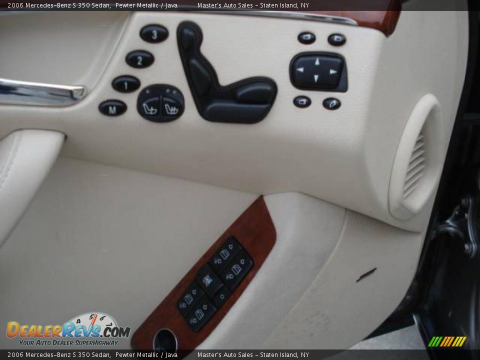 2006 Mercedes-Benz S 350 Sedan Pewter Metallic / Java Photo #18
