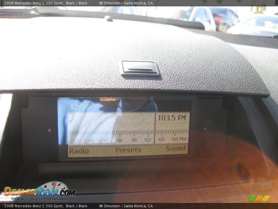 2008 Mercedes-Benz C 300 Sport Black / Black Photo #12