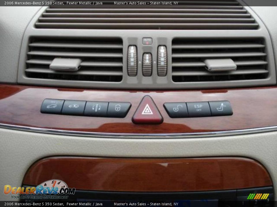 2006 Mercedes-Benz S 350 Sedan Pewter Metallic / Java Photo #19