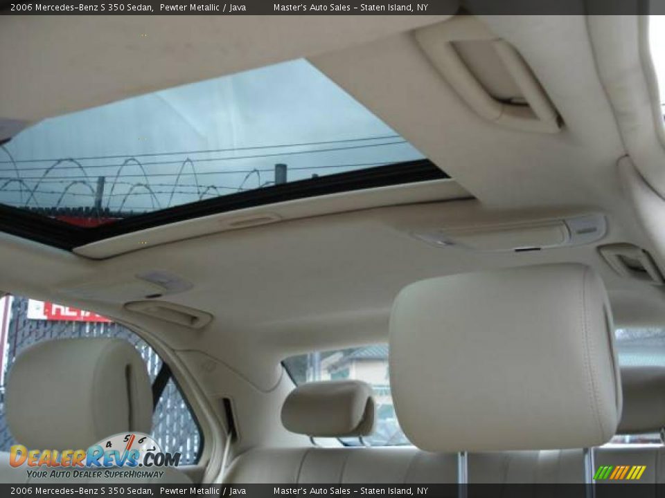 2006 Mercedes-Benz S 350 Sedan Pewter Metallic / Java Photo #20