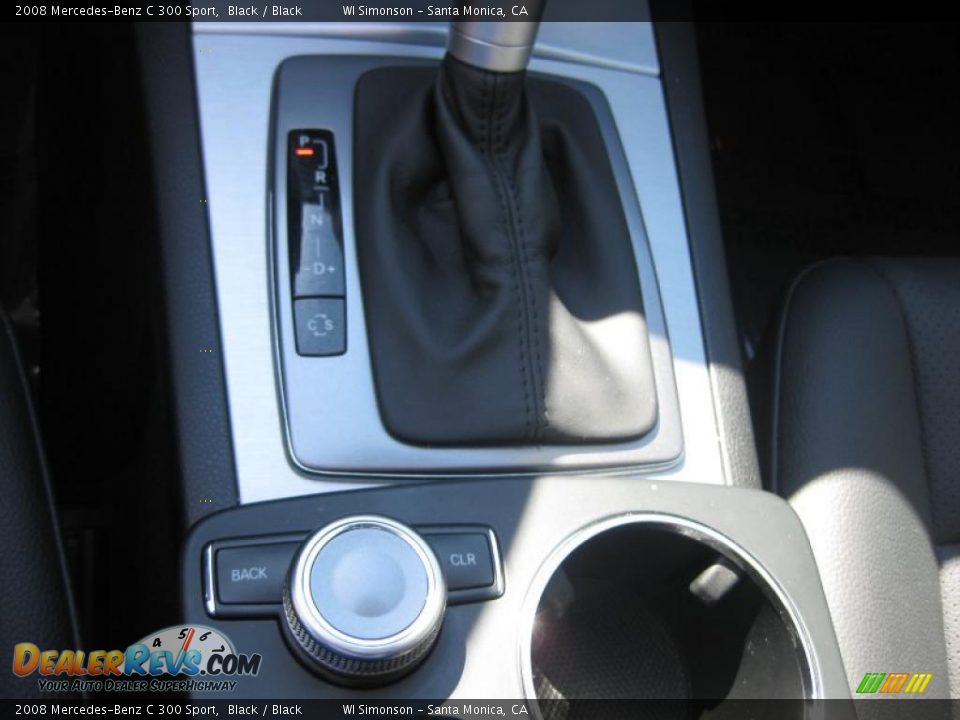 2008 Mercedes-Benz C 300 Sport Black / Black Photo #15
