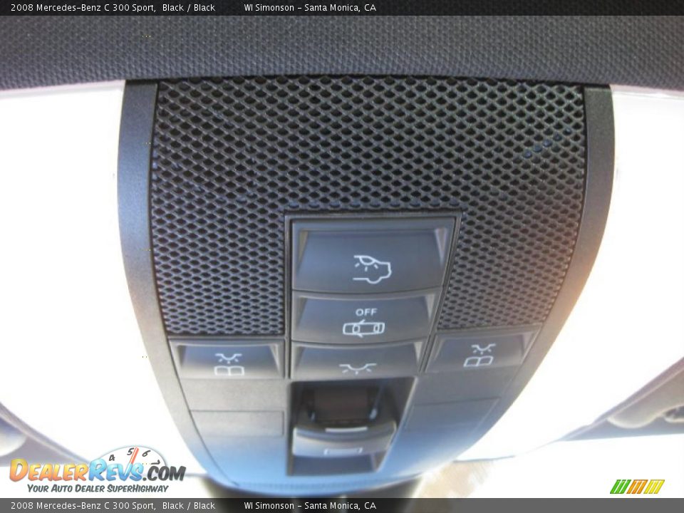2008 Mercedes-Benz C 300 Sport Black / Black Photo #16