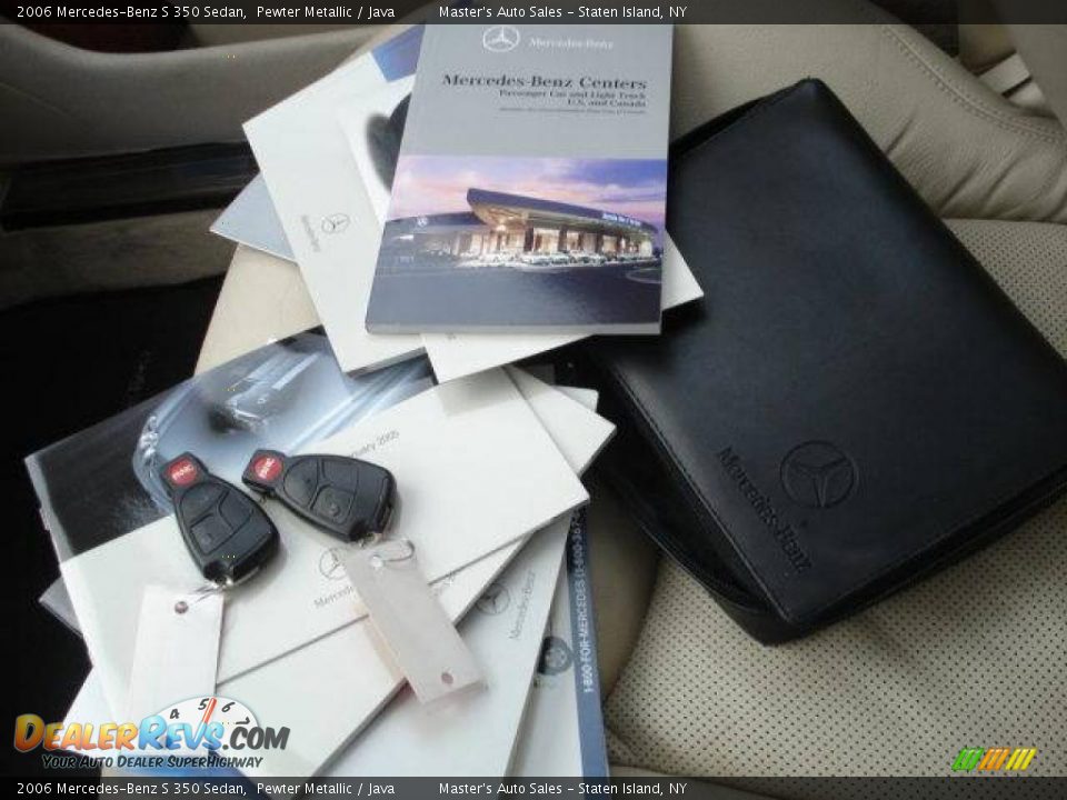 2006 Mercedes-Benz S 350 Sedan Pewter Metallic / Java Photo #25