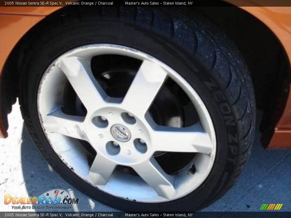 2005 Nissan Sentra SE-R Spec V Volcanic Orange / Charcoal Photo #2