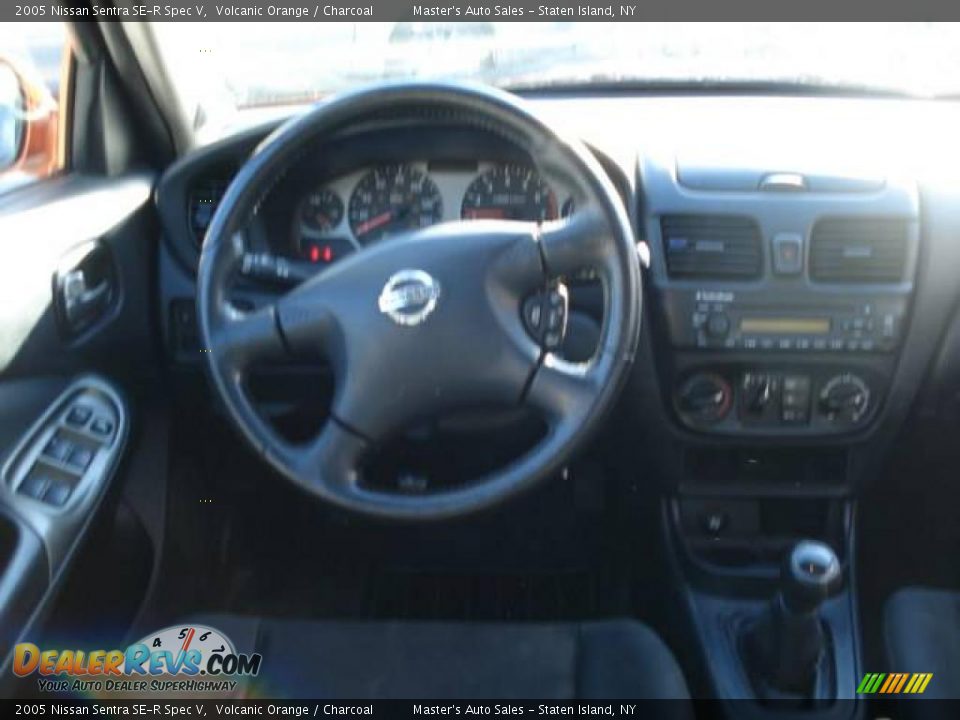 2005 Nissan Sentra SE-R Spec V Volcanic Orange / Charcoal Photo #7