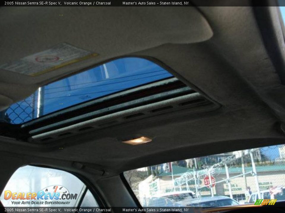 2005 Nissan Sentra SE-R Spec V Volcanic Orange / Charcoal Photo #8