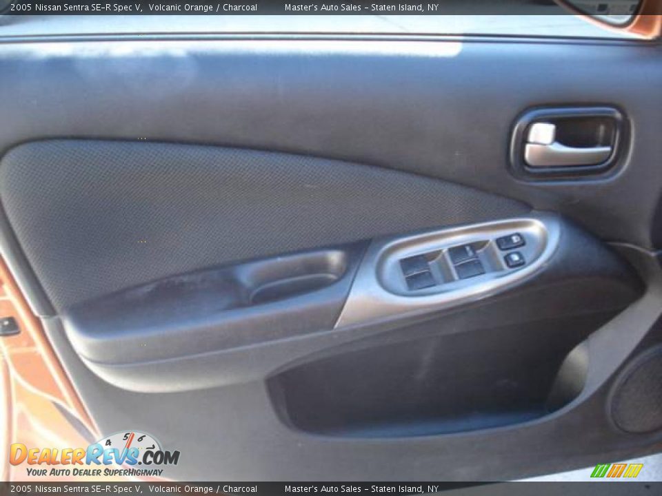 2005 Nissan Sentra SE-R Spec V Volcanic Orange / Charcoal Photo #9