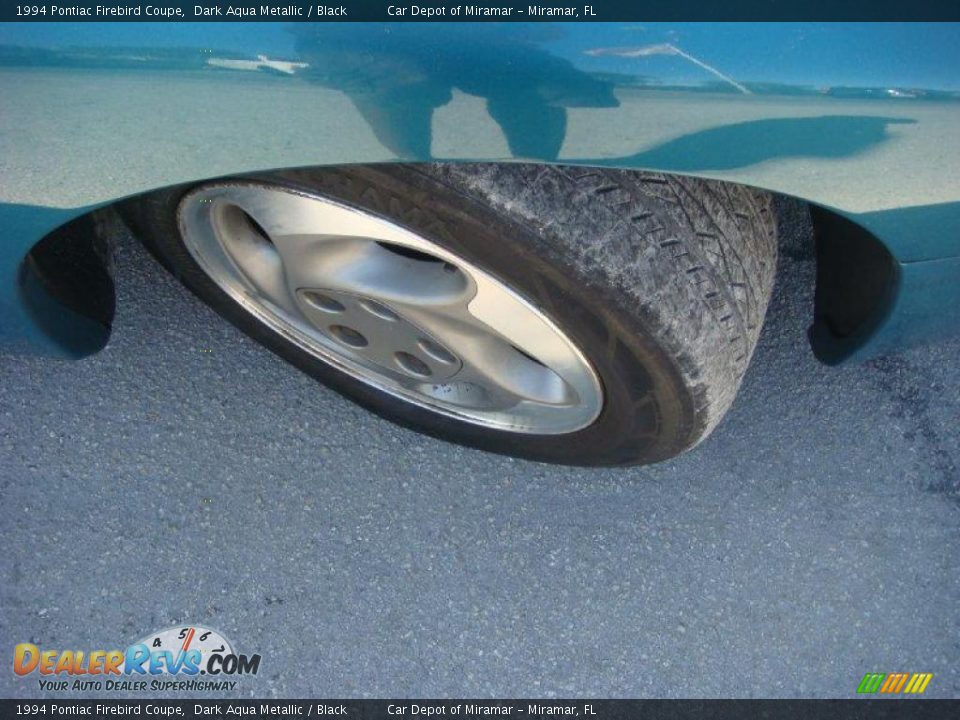 1994 Pontiac Firebird Coupe Dark Aqua Metallic / Black Photo #14