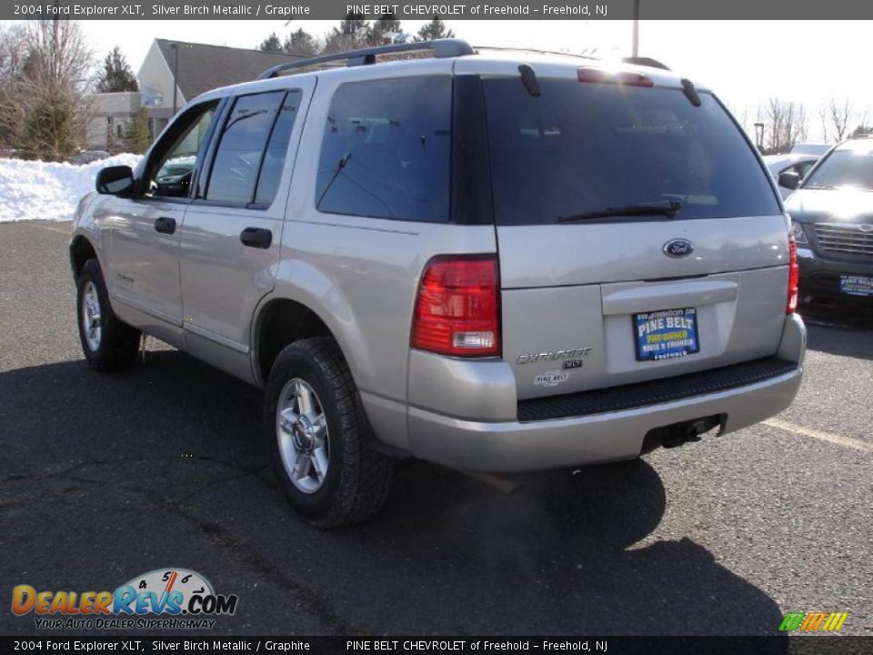 2004 Ford Explorer XLT Silver Birch Metallic / Graphite Photo #6