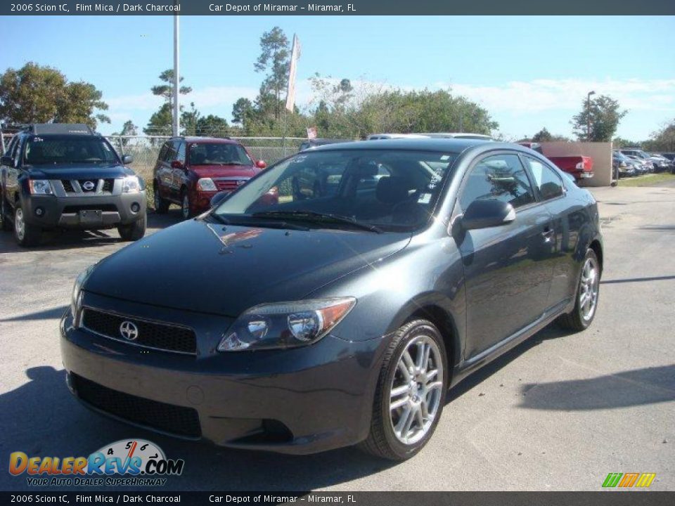2006 Scion tC Flint Mica / Dark Charcoal Photo #7