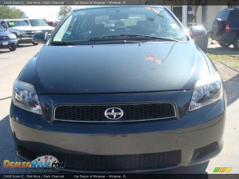 2006 Scion tC Flint Mica / Dark Charcoal Photo #8