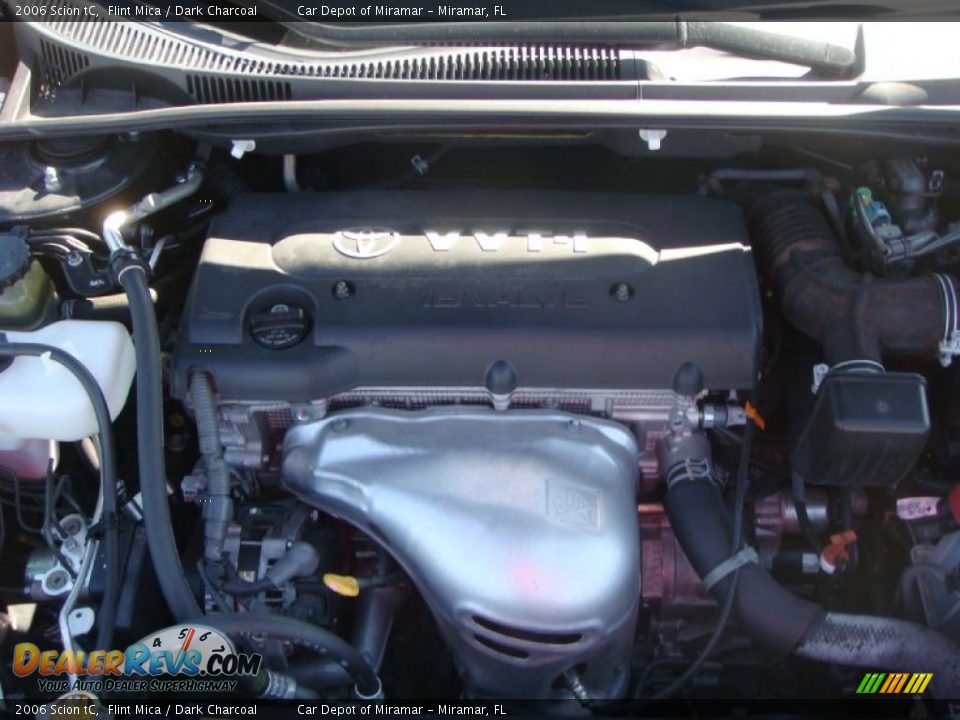 2006 Scion tC Flint Mica / Dark Charcoal Photo #17