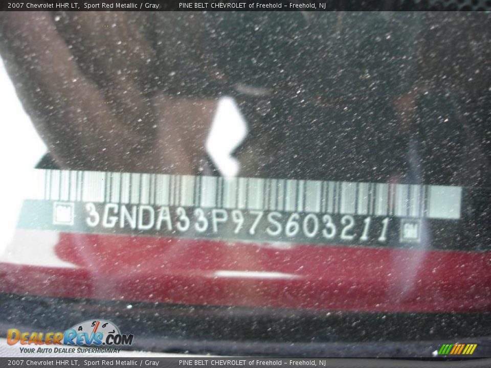 2007 Chevrolet HHR LT Sport Red Metallic / Gray Photo #18
