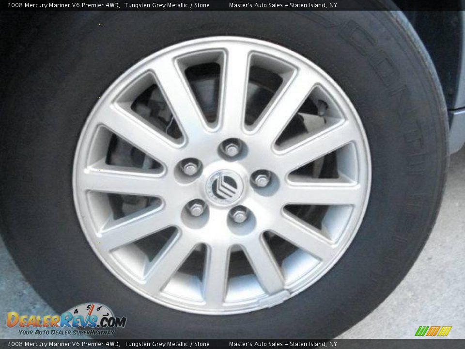2008 Mercury Mariner V6 Premier 4WD Tungsten Grey Metallic / Stone Photo #3