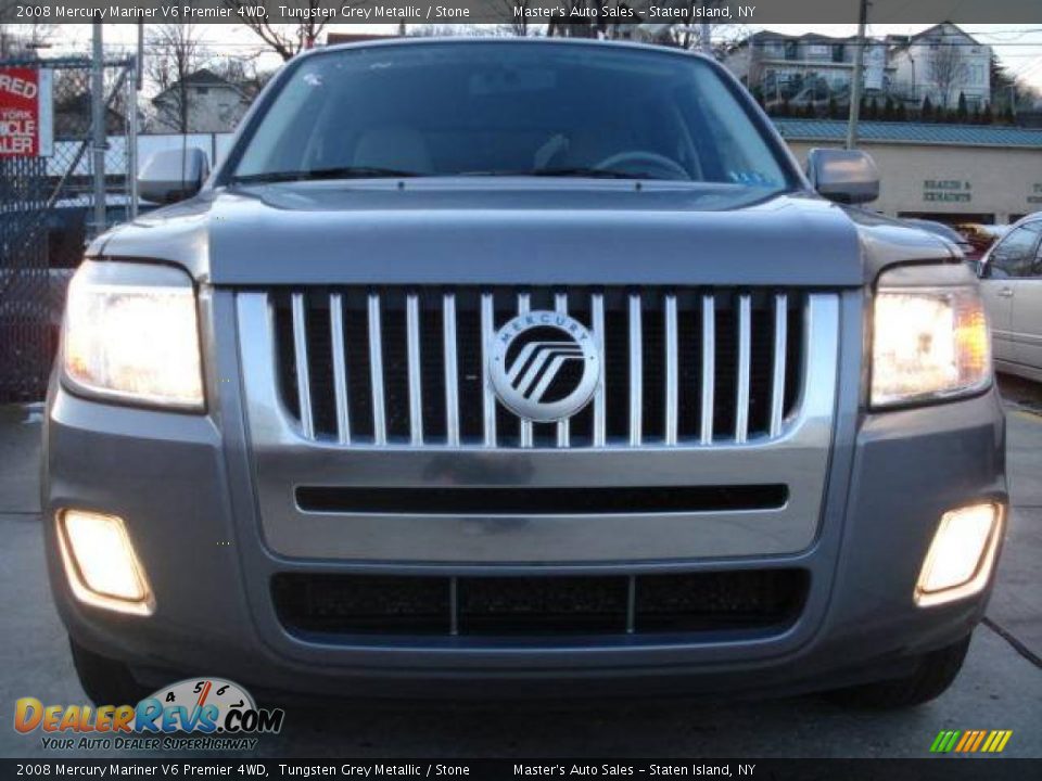 2008 Mercury Mariner V6 Premier 4WD Tungsten Grey Metallic / Stone Photo #4