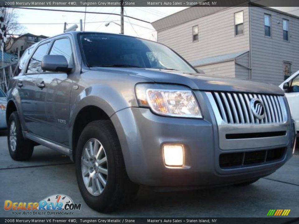 2008 Mercury Mariner V6 Premier 4WD Tungsten Grey Metallic / Stone Photo #5