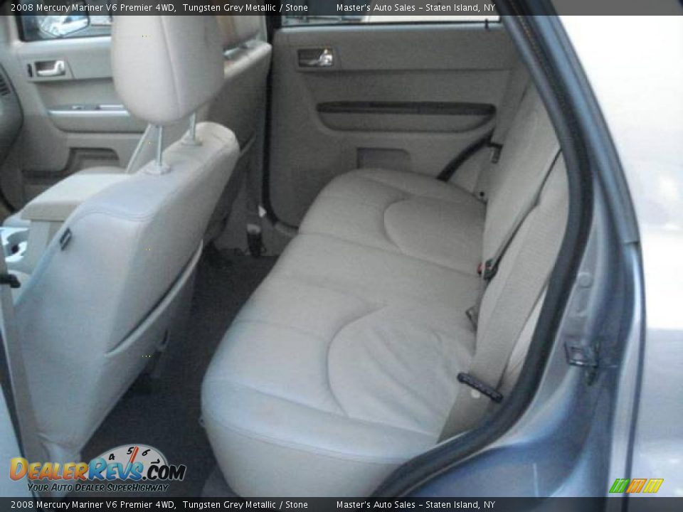 2008 Mercury Mariner V6 Premier 4WD Tungsten Grey Metallic / Stone Photo #10