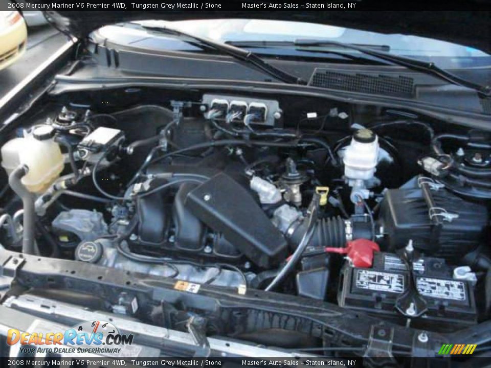 2008 Mercury Mariner V6 Premier 4WD Tungsten Grey Metallic / Stone Photo #18
