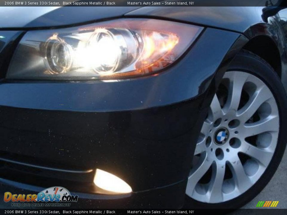 2006 BMW 3 Series 330i Sedan Black Sapphire Metallic / Black Photo #2