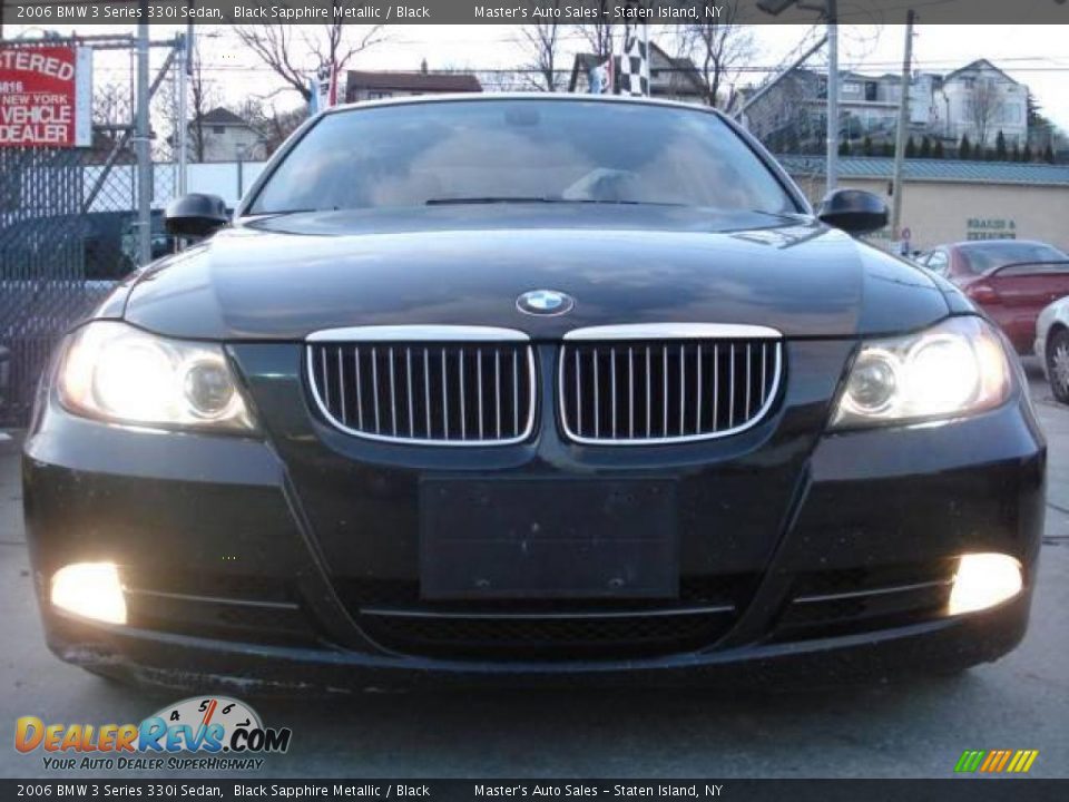 2006 BMW 3 Series 330i Sedan Black Sapphire Metallic / Black Photo #5