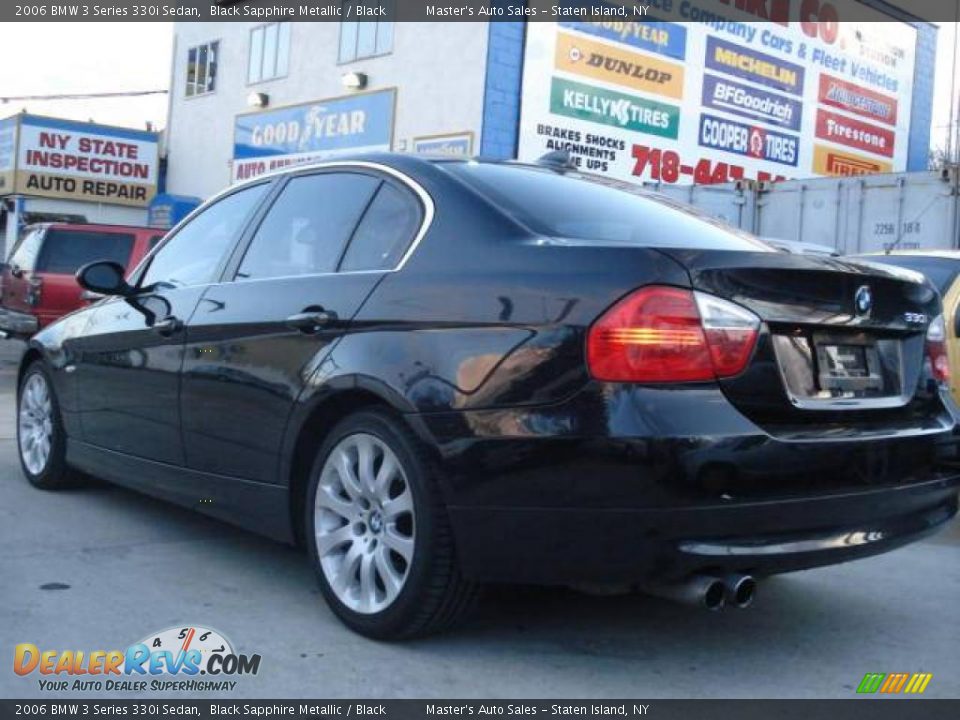 2006 BMW 3 Series 330i Sedan Black Sapphire Metallic / Black Photo #7