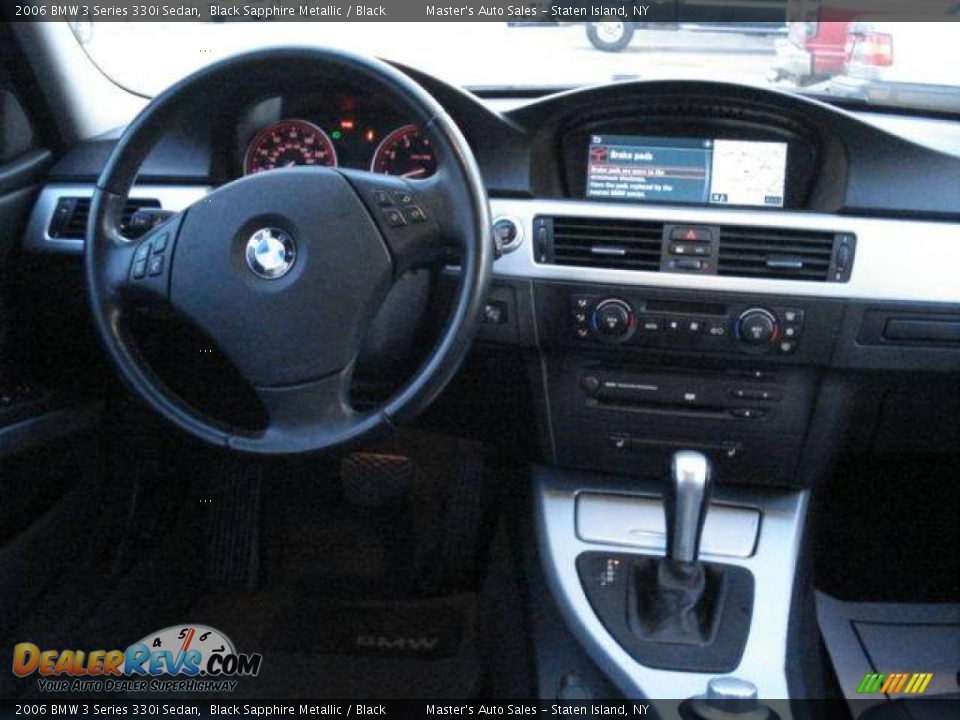 2006 BMW 3 Series 330i Sedan Black Sapphire Metallic / Black Photo #10