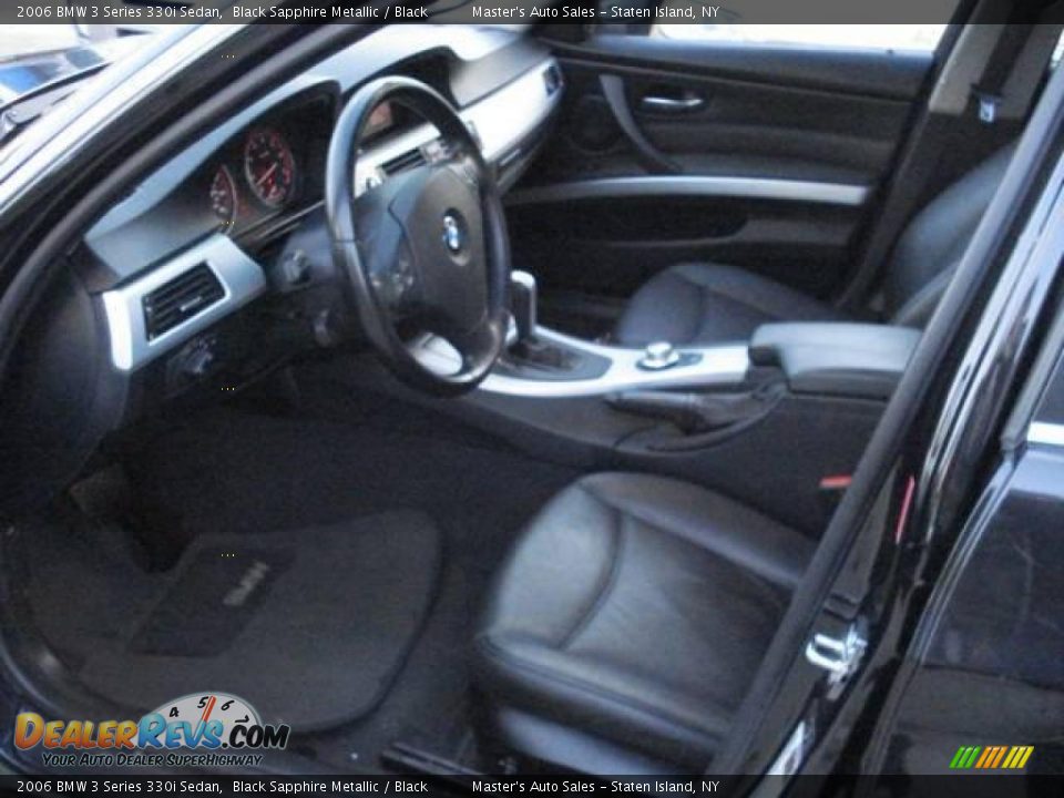 2006 BMW 3 Series 330i Sedan Black Sapphire Metallic / Black Photo #11