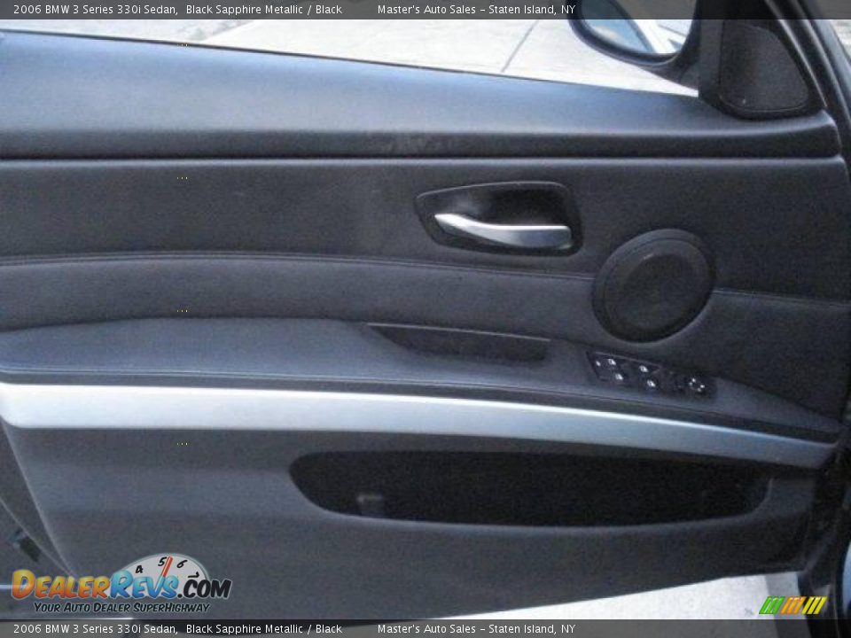 2006 BMW 3 Series 330i Sedan Black Sapphire Metallic / Black Photo #12