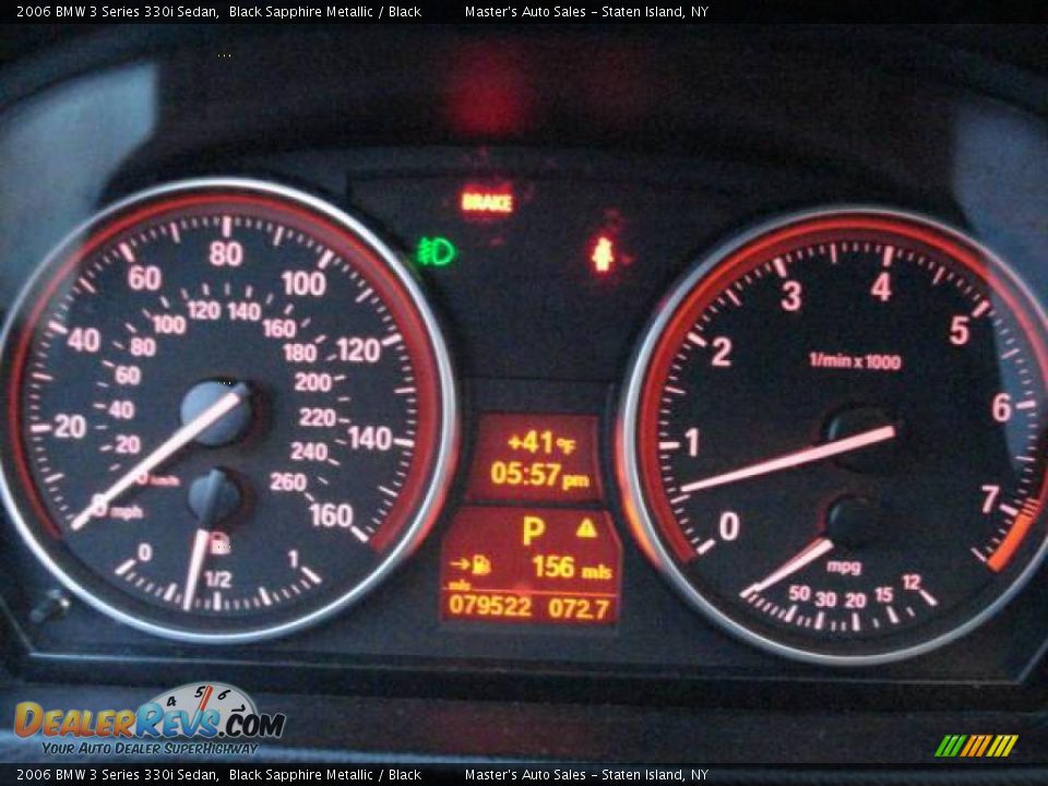 2006 BMW 3 Series 330i Sedan Black Sapphire Metallic / Black Photo #13