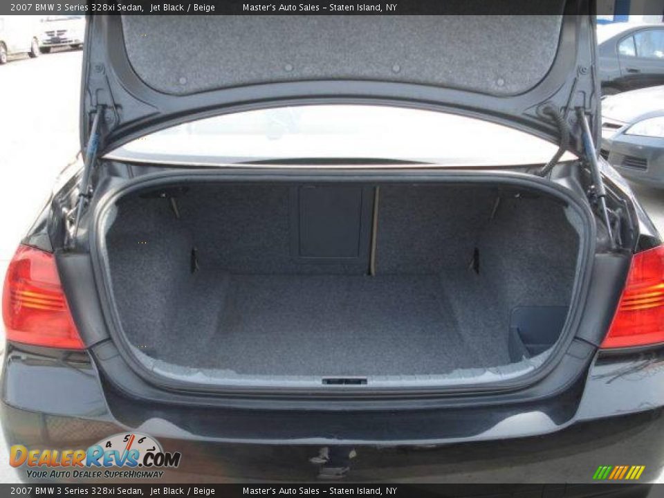 2007 BMW 3 Series 328xi Sedan Jet Black / Beige Photo #9