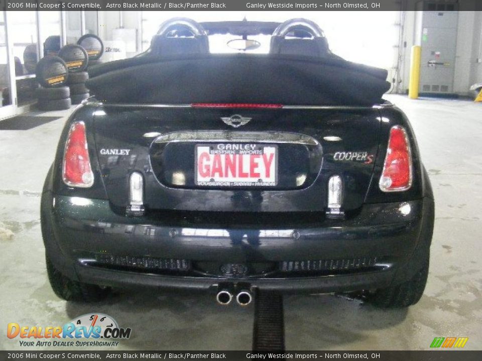 2006 Mini Cooper S Convertible Astro Black Metallic / Black/Panther Black Photo #5
