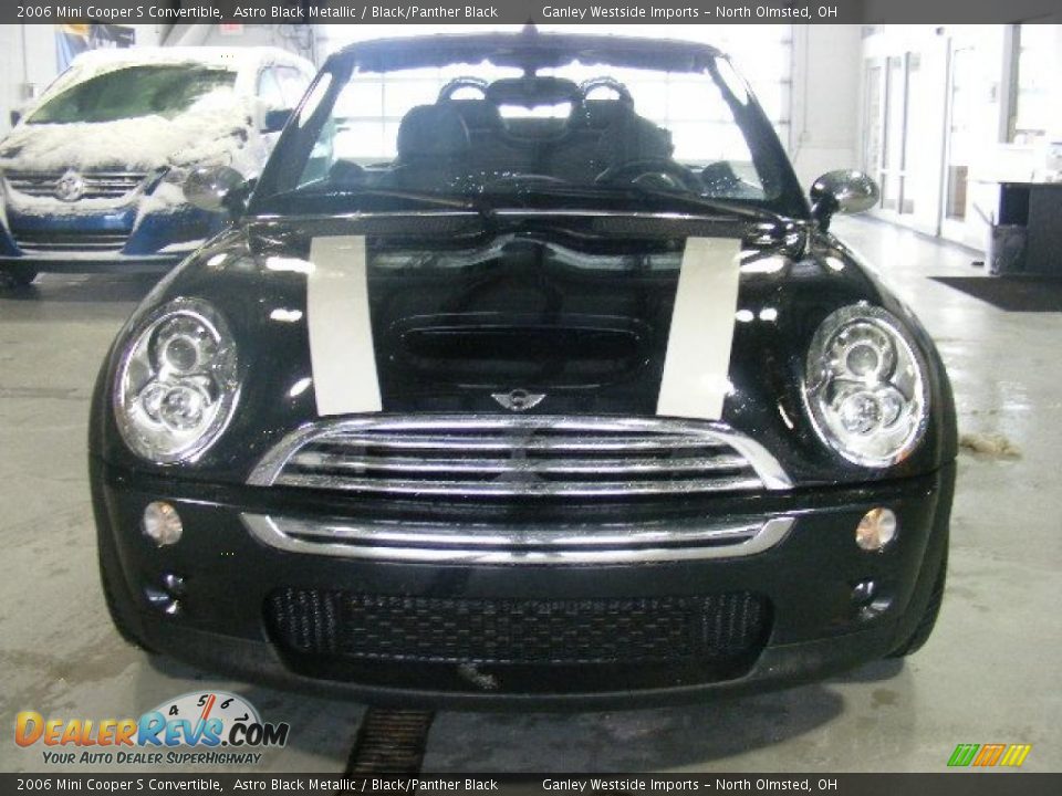 2006 Mini Cooper S Convertible Astro Black Metallic / Black/Panther Black Photo #9