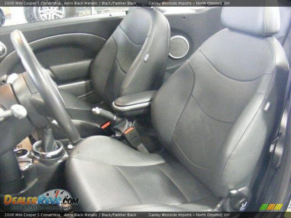 2006 Mini Cooper S Convertible Astro Black Metallic / Black/Panther Black Photo #10