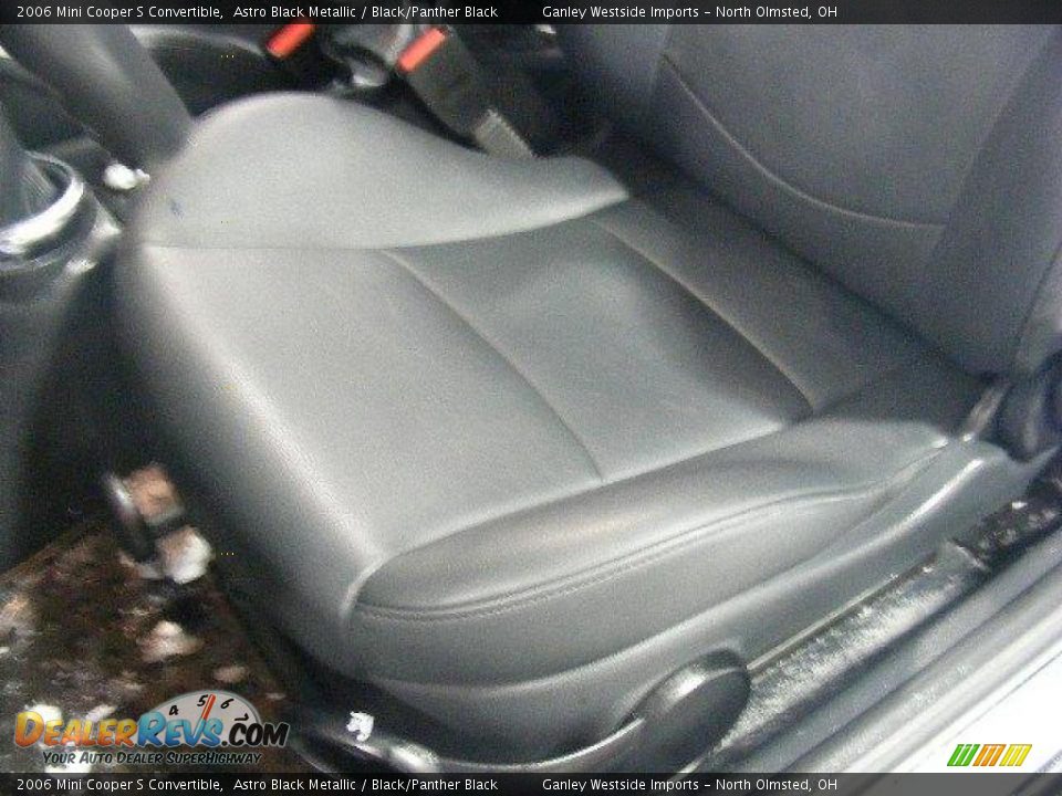 2006 Mini Cooper S Convertible Astro Black Metallic / Black/Panther Black Photo #11
