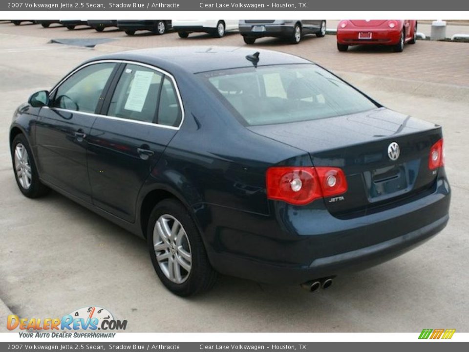 2007 Volkswagen Jetta 2.5 Sedan Shadow Blue / Anthracite Photo #2