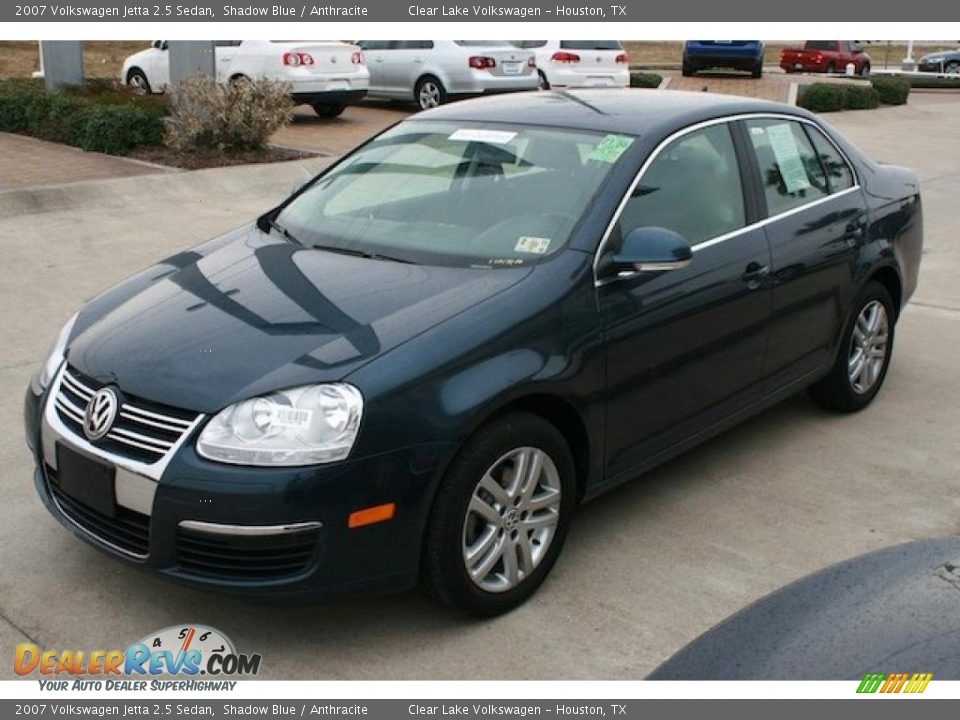 2007 Volkswagen Jetta 2.5 Sedan Shadow Blue / Anthracite Photo #3