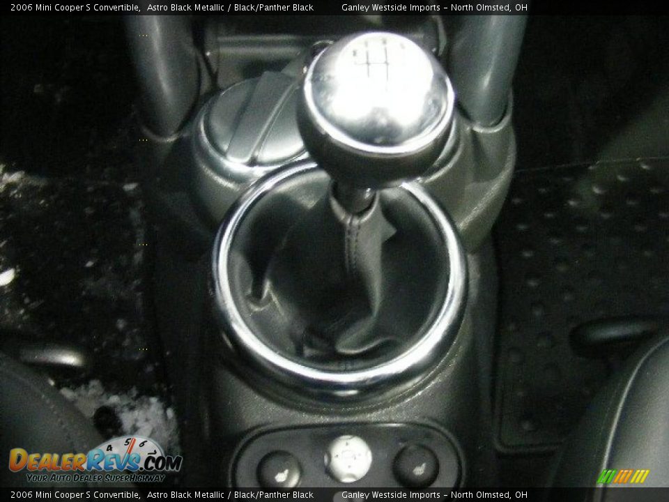 2006 Mini Cooper S Convertible Astro Black Metallic / Black/Panther Black Photo #20