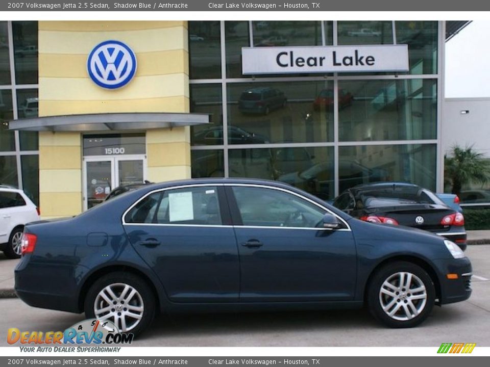 2007 Volkswagen Jetta 2.5 Sedan Shadow Blue / Anthracite Photo #4