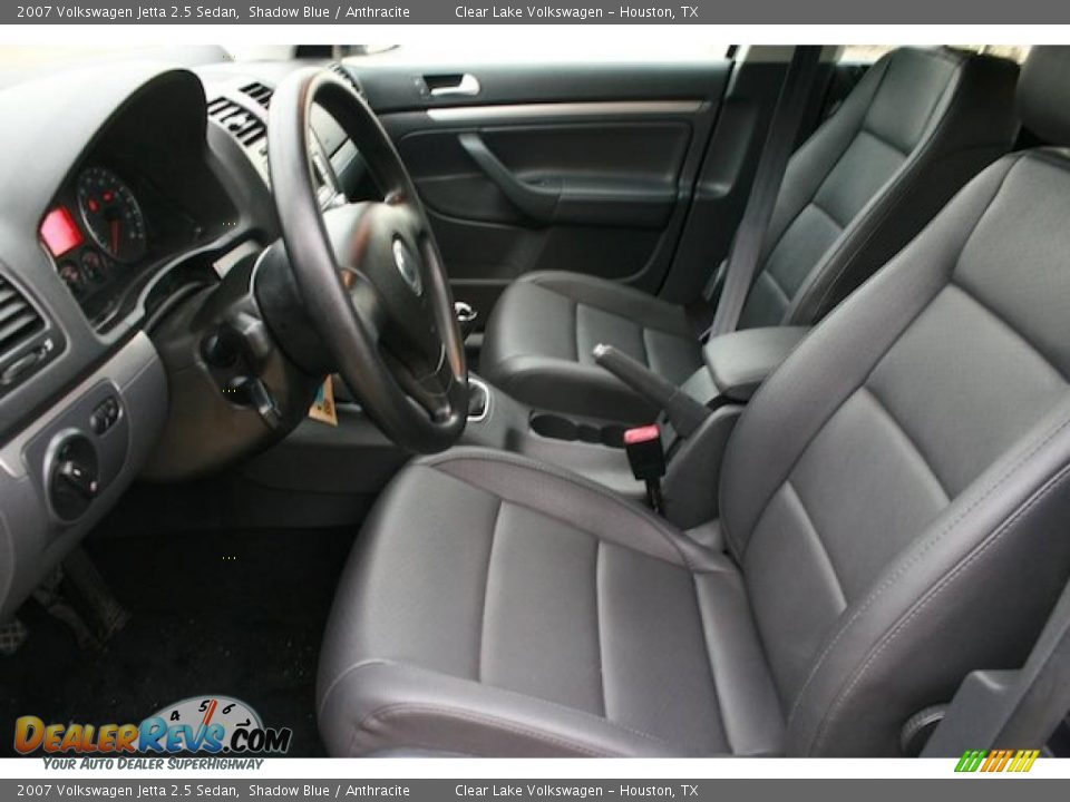 2007 Volkswagen Jetta 2.5 Sedan Shadow Blue / Anthracite Photo #5