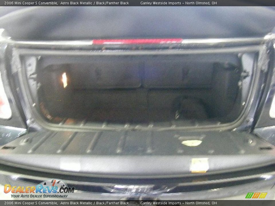 2006 Mini Cooper S Convertible Astro Black Metallic / Black/Panther Black Photo #22