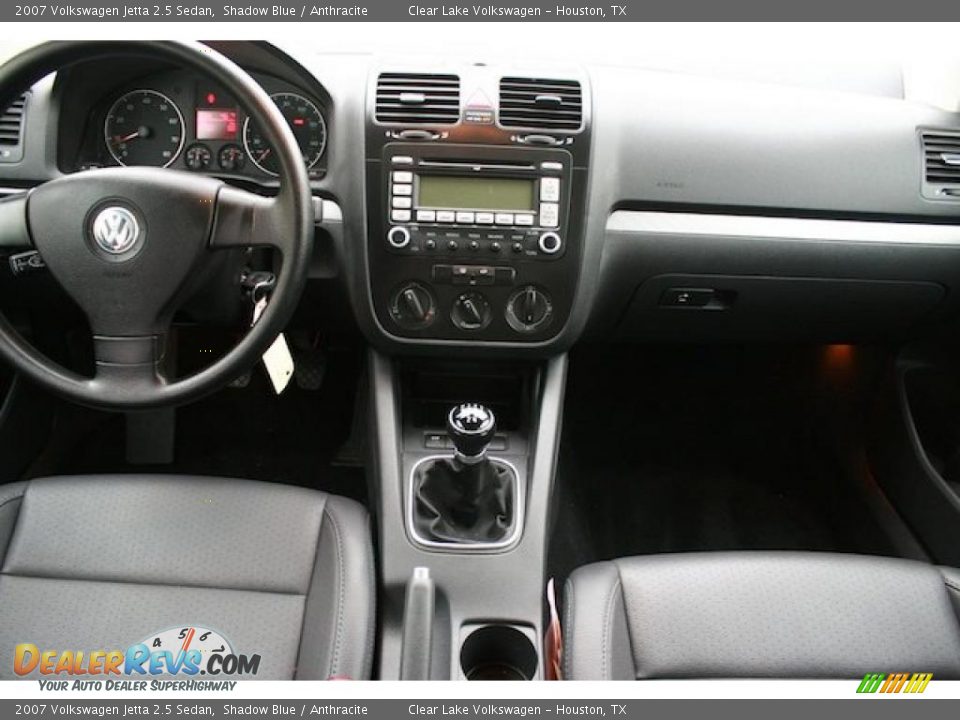 2007 Volkswagen Jetta 2.5 Sedan Shadow Blue / Anthracite Photo #6