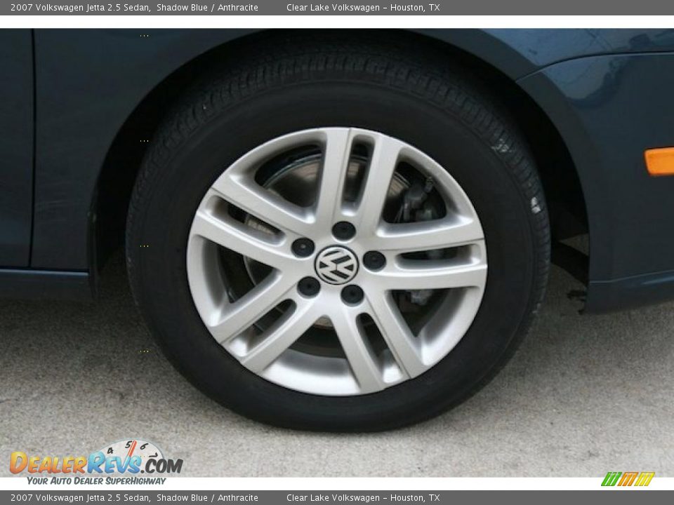 2007 Volkswagen Jetta 2.5 Sedan Shadow Blue / Anthracite Photo #9