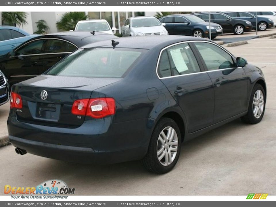 2007 Volkswagen Jetta 2.5 Sedan Shadow Blue / Anthracite Photo #10