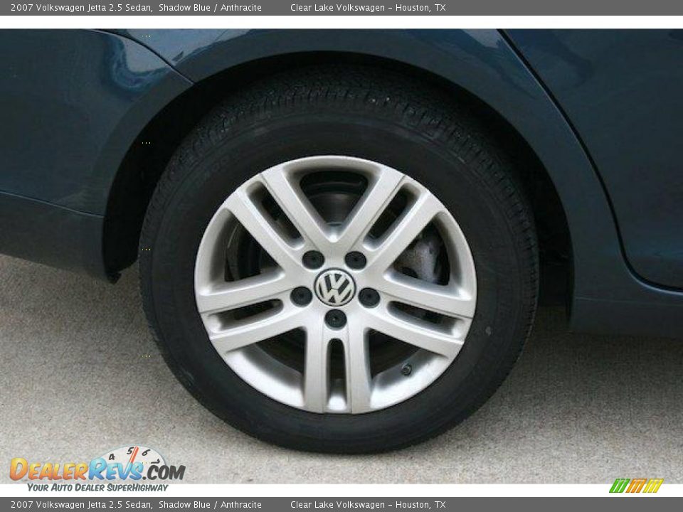2007 Volkswagen Jetta 2.5 Sedan Shadow Blue / Anthracite Photo #12