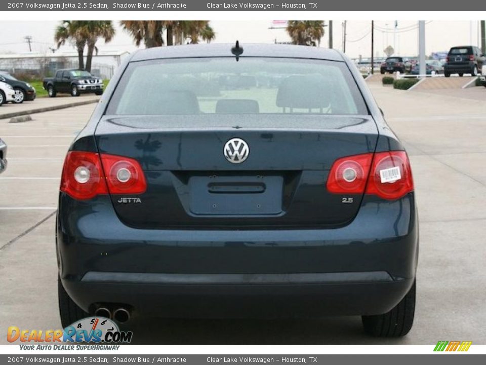 2007 Volkswagen Jetta 2.5 Sedan Shadow Blue / Anthracite Photo #13